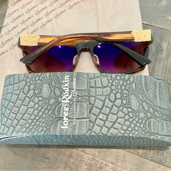 Sama Eyewear Lorre Rodkin Couture. W Case. Eyecloth. As new - Picture 3 of 11